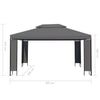 Stella Homewares Gazebo Anthracite 300x400 cm