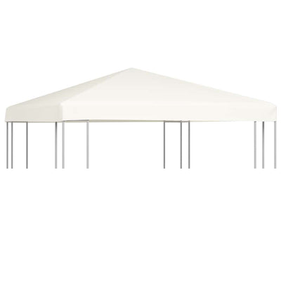 Stella Homewares Gazebo Top Cover 310 g/m² 3x3 m Cream White
