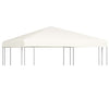 Stella Homewares Gazebo Top Cover 310 g/m² 3x3 m Cream White