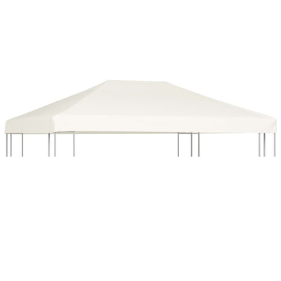 Stella Homewares Gazebo Top Cover 310 g/m² 4x3 m Cream White