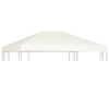 Stella Homewares Gazebo Top Cover 310 g/m² 4x3 m Cream White