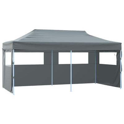 Stella Homewares Folding Pop-up Partytent with Sidewalls 3x6 m Anthracite