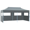 Stella Homewares Folding Pop-up Partytent with Sidewalls 3x6 m Anthracite