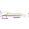 Stella Homewares Party Tent Roof 3x6 m Cream