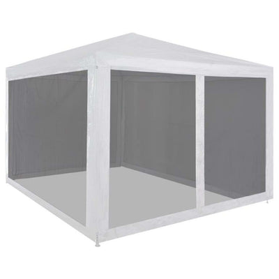 Stella Homewares Party Tent with 4 Mesh Sidewalls 3x3 m