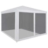 Stella Homewares Party Tent with 4 Mesh Sidewalls 3x3 m