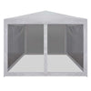 Stella Homewares Party Tent with 4 Mesh Sidewalls 3x3 m