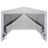 Stella Homewares Party Tent with 4 Mesh Sidewalls 3x3 m