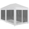 Stella Homewares Party Tent with 6 Mesh Sidewalls 6x3 m