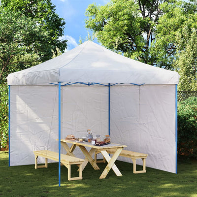 Stella Homewares Party Tent Sidewall 2 pcs with Zipper PE White