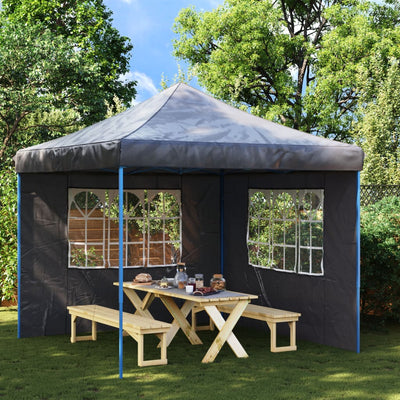 Stella Homewares Party Tent Sidewall 2 pcs with Window PE Anthracite