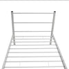 Stella Homewares Bed Frame without Mattress Grey Metal King Single Size