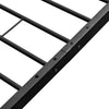 Stella Homewares Bed Frame without Mattress Black Metal Double Size