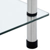Stella Homewares 6-Tier Shelf Transparent 40x40x160 cm Tempered Glass
