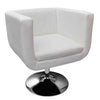 Stella Homewares Bar Stool White Faux Leather