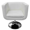 Stella Homewares Bar Stool White Faux Leather