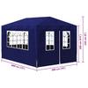 Stella Homewares Party Tent 3x4 m Blue