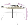 Stella Homewares Garden Gazebo with Retractable Roof Canopy