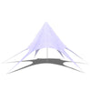Stella Homewares Gazebo Hexagon Star Garden Pavilion 10m
