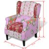 Stella Homewares Armchair with Patchwork Design Fabric