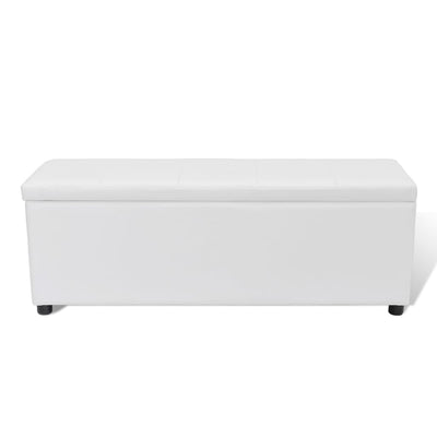 Stella Homewares Storage Bench White Medium Size