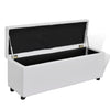 Stella Homewares Storage Bench White Medium Size