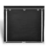 Stella Homewares Fabric Shoe Cabinet with Cover 115 x 28 x 110 cm Black