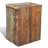 Stella Homewares End Table with 1 Drawer 1 Door Reclaimed Wood