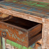 Stella Homewares End Table with 1 Drawer 1 Door Reclaimed Wood