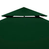 Stella Homewares Water-proof Gazebo Cover Canopy 310 g / m² Green 3 x 3 m