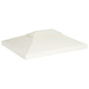 Stella Homewares Water-proof Gazebo Cover Canopy 310 g / m²  Cream White 3 x 4 m