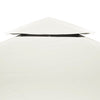 Stella Homewares Water-proof Gazebo Cover Canopy 310 g / m²  Cream White 3 x 4 m
