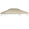 Stella Homewares Water-proof Gazebo Cover Canopy Replacement 310 g / m² Beige 3 x 4 m