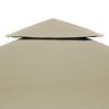 Stella Homewares Water-proof Gazebo Cover Canopy Replacement 310 g / m² Beige 3 x 4 m