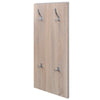 Stella Homewares Oak and White 3-in-1 Wooden Shoe Cabinet Set