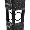 Stella Homewares Poly Rattan Gazebo with Dark Grey Roof 3 x 3 m