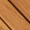 Stella Homewares 10 pcs Acacia Decking Tiles 30 x 30 cm Vertical Pattern