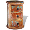 Stella Homewares Reclaimed Cabinet with 3 Drawers Solid Wood