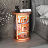 Stella Homewares Reclaimed Cabinet with 3 Drawers Solid Wood
