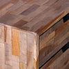 Stella Homewares Nightstand with 2 Drawers Reclaimed Teak Wood