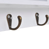 Stella Homewares Wall Cabinet for Keys and Jewellery with Doors and Hooks