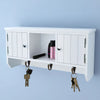 Stella Homewares Wall Cabinet for Keys and Jewellery with Doors and Hooks