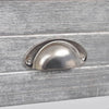 Stella Homewares Nightstand with 1 Drawer Grey and White