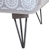 Stella Homewares Side Cabinet with 3 Drawers Grey