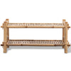 Stella Homewares 2-Tier Bamboo Shoe Rack