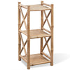 Stella Homewares 3-Tier Square Bamboo Shelf