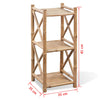 Stella Homewares 3-Tier Square Bamboo Shelf