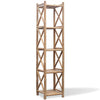 Stella Homewares 5-Tier Square Bamboo Shelf