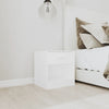 Stella Homewares Nightstand 2 pcs with Drawer White