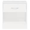 Stella Homewares Nightstand 2 pcs with Drawer White